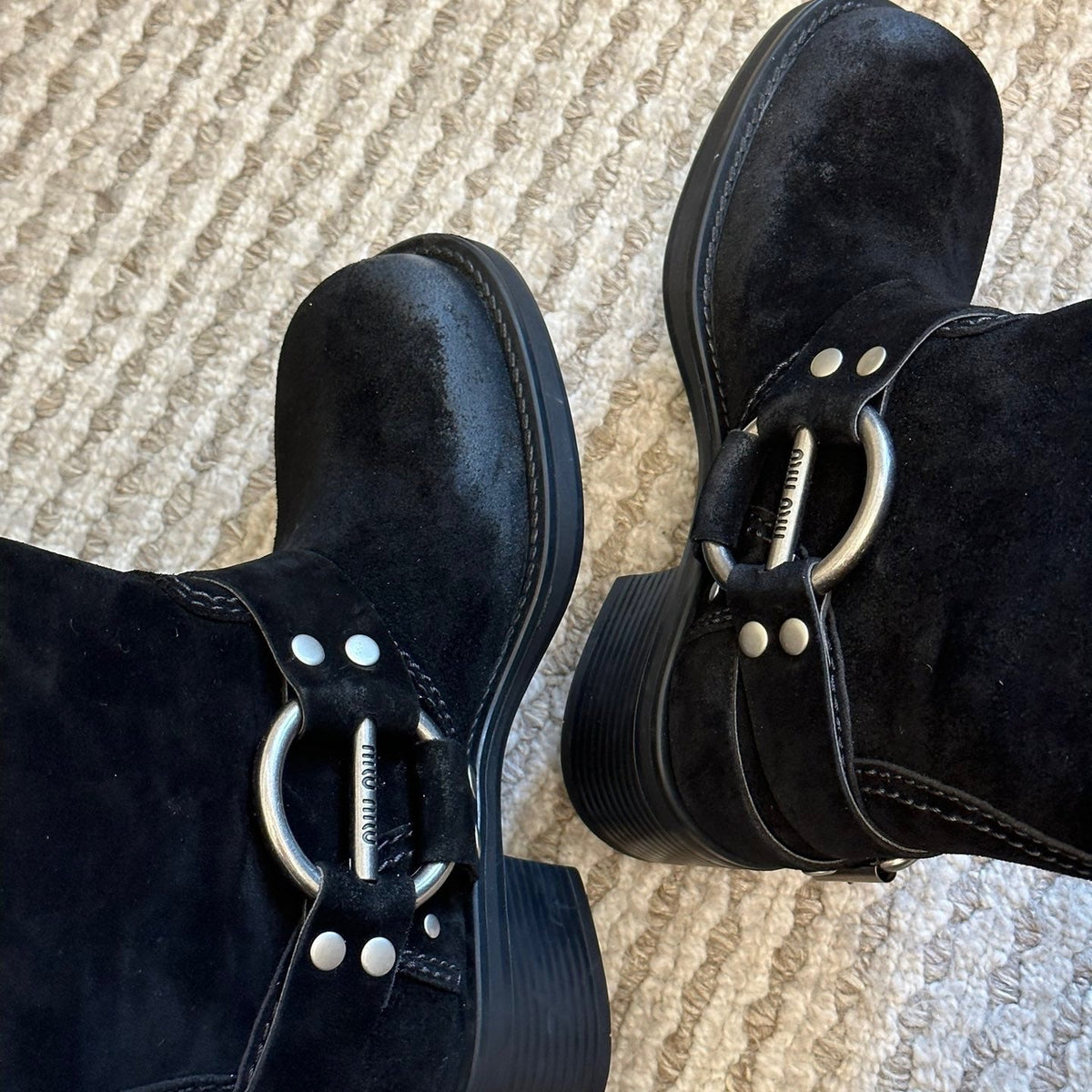 MIU M BOOTS