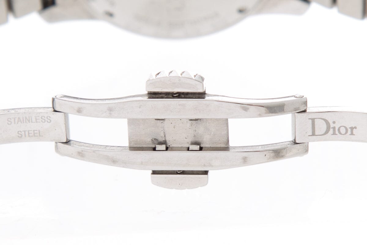 Dior Black & Silver Sapphire & Diamond Ladies Watch Set
