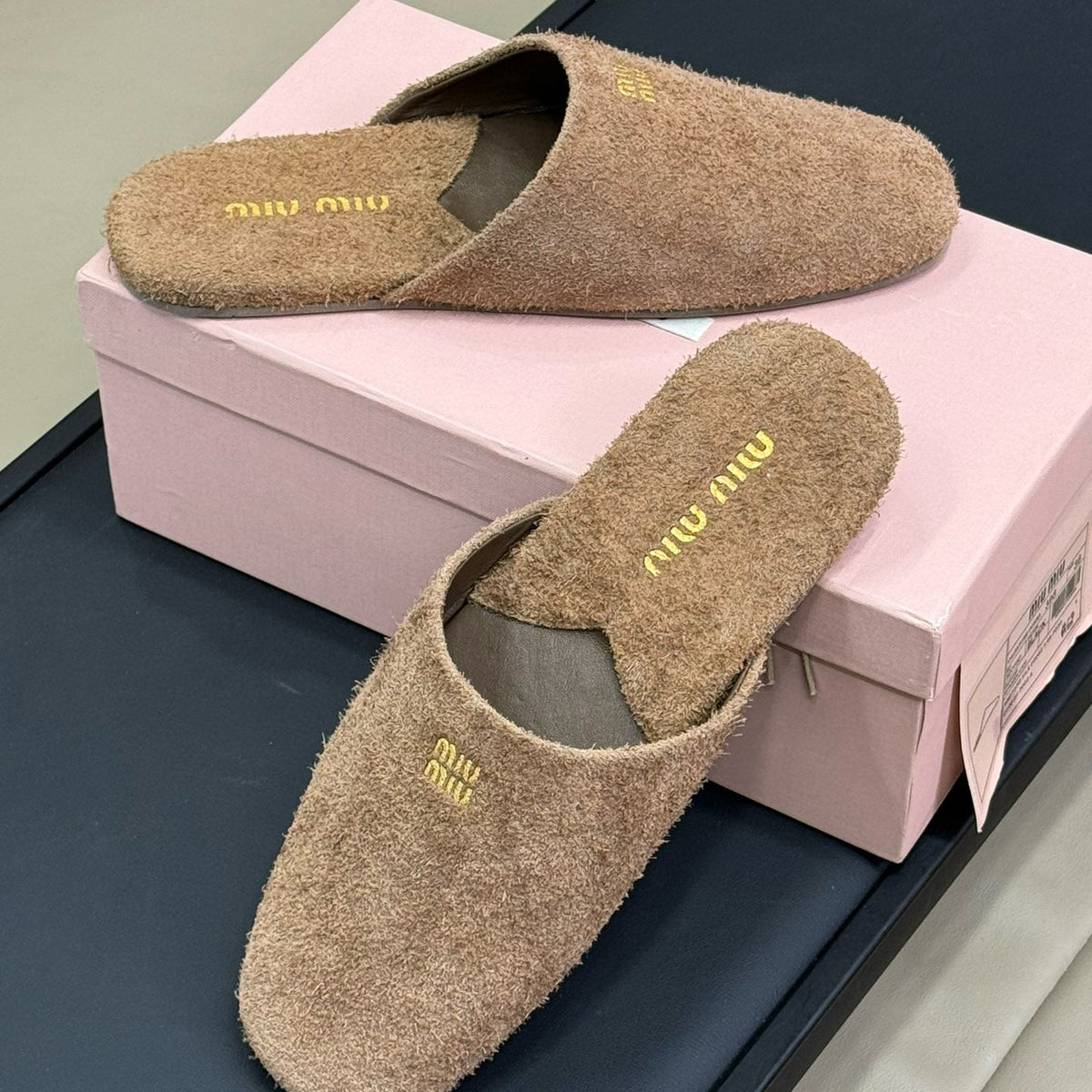 MIU M SLIPPERS