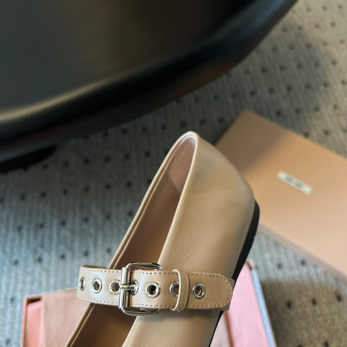 MIU M BALLERINA FLATS