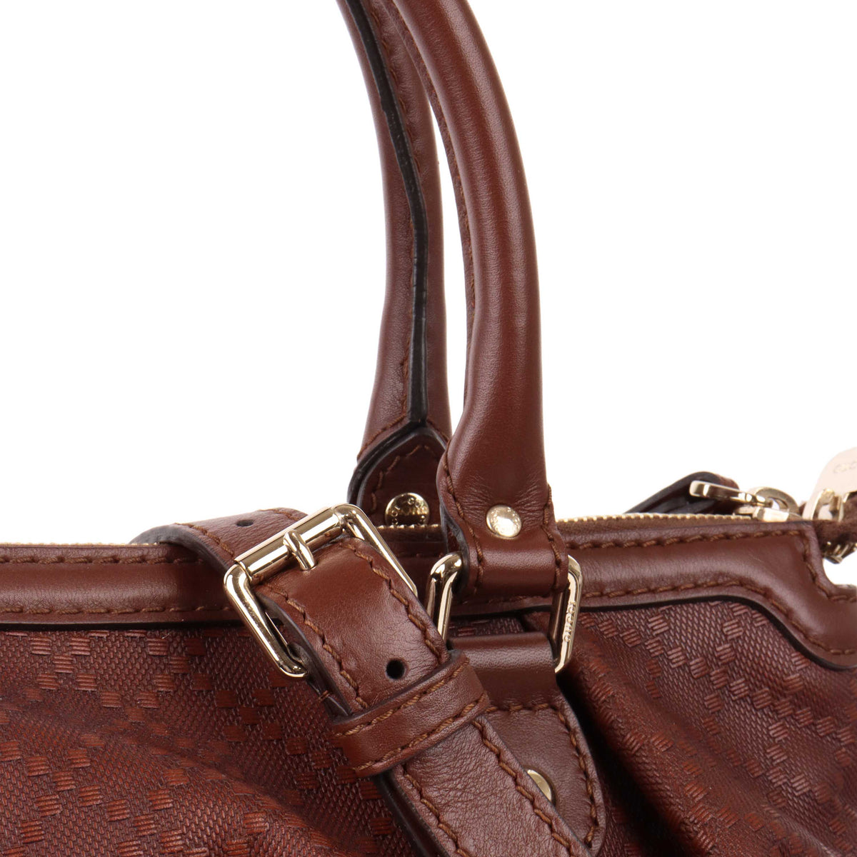 Gucci Vintage Brown Shoulder Bag.