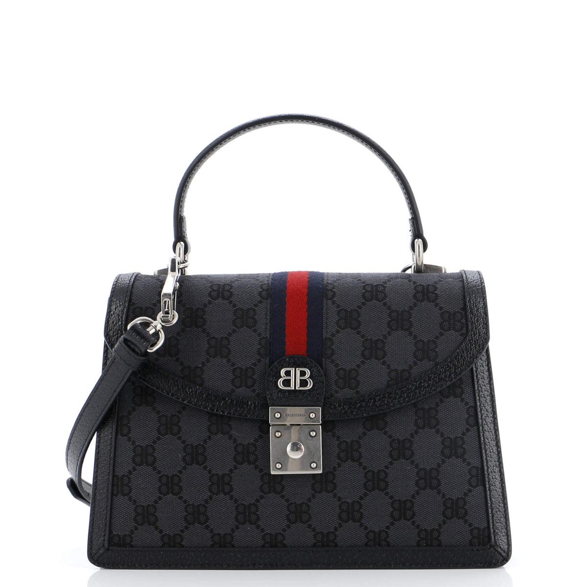 Balenciaga x Gucci The Hacker Project Top Handle Bag BB Canvas Small