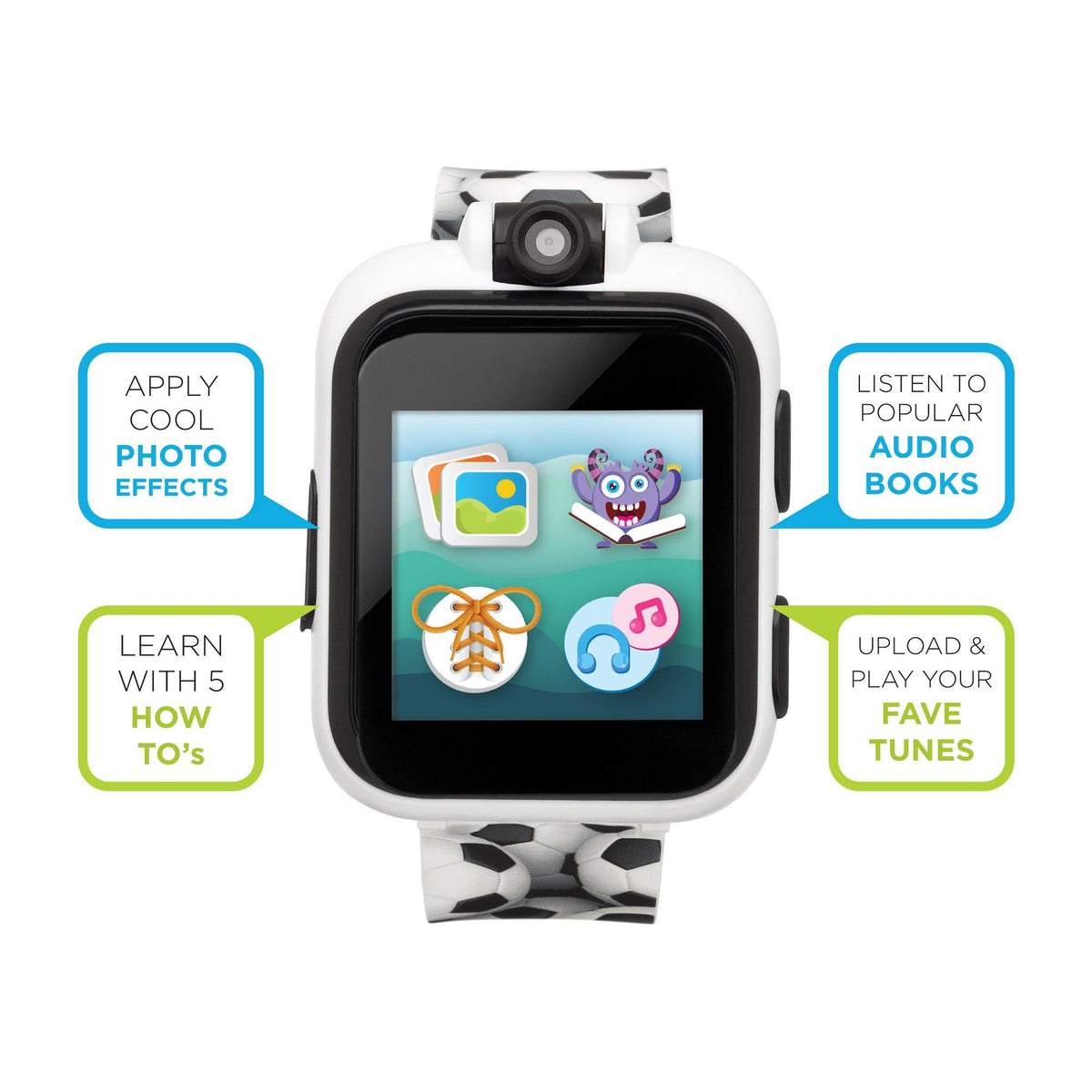 PlayZoom 2 Kids Smartwatch: Soccer Print