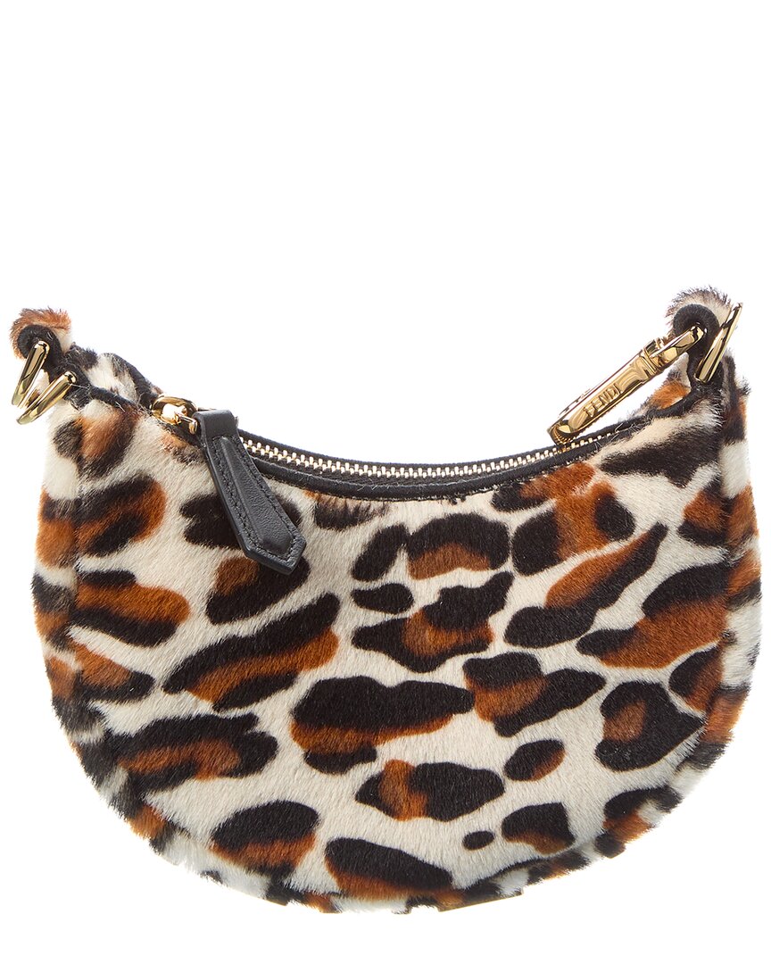 Top quality Fendi Top quality Fendigraphy Nano Haircalf & Leather Bag Charm