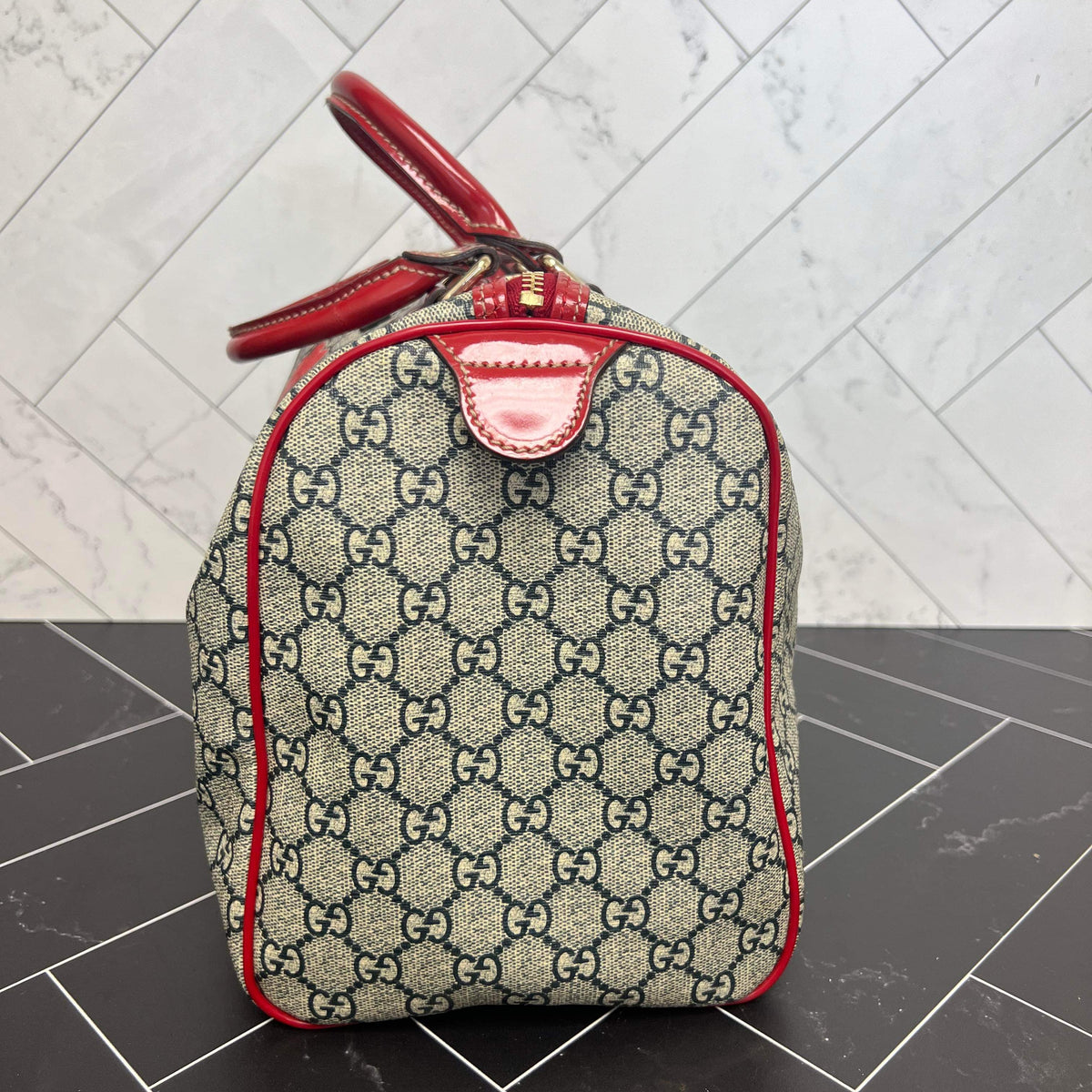 Gucci GG Tattoo Heart Medium Joy Boston Red