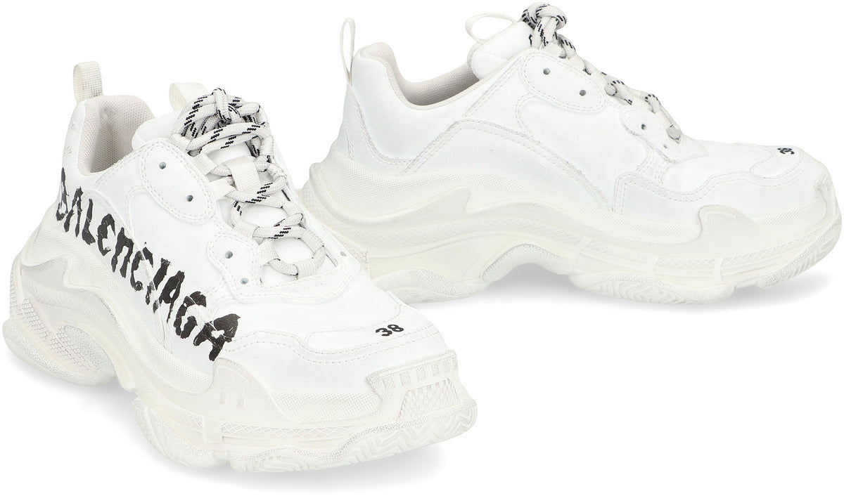 BALENCIAGA Low-Top Vintage Effect Sneakers for Women