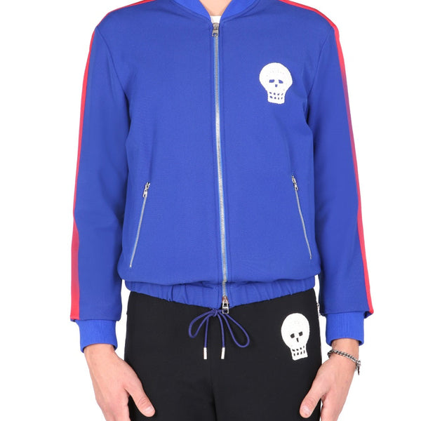 Alexander Mcqueen Men "Skull" Embroidered Sweatshirt