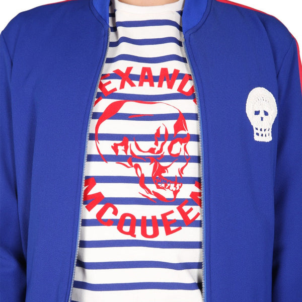 Alexander Mcqueen Men "Skull" Embroidered Sweatshirt
