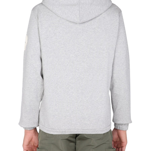Alexander Mcqueen Men Sweatshirt With Embroidered Skull