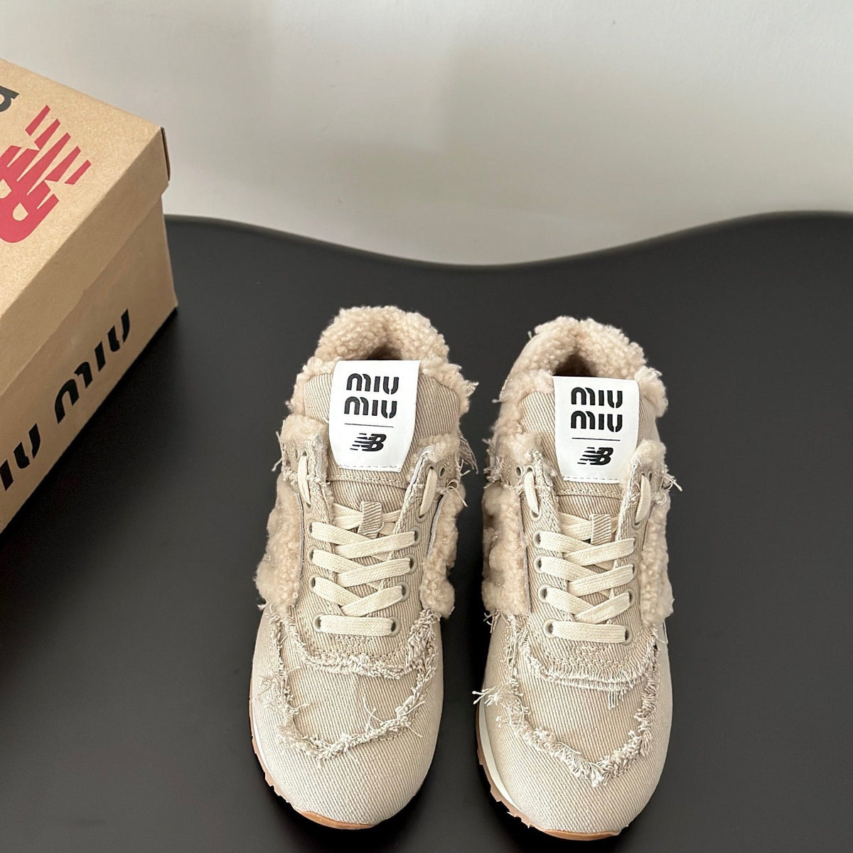 MIU M x NEW BALANCE TRAINERS
