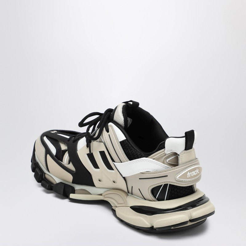Balenciaga Track Beige/Black Mesh And Nylon Trainer Men