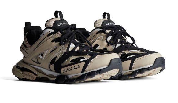 BALENCIAGA Women’s Track Sneakers - Lace-Up Design with Chunky Sole