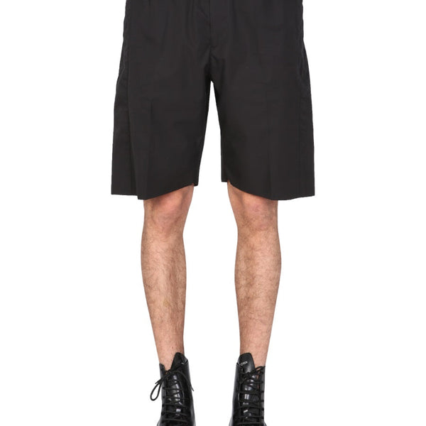 Alexander Mcqueen Men Gabardine Bermuda