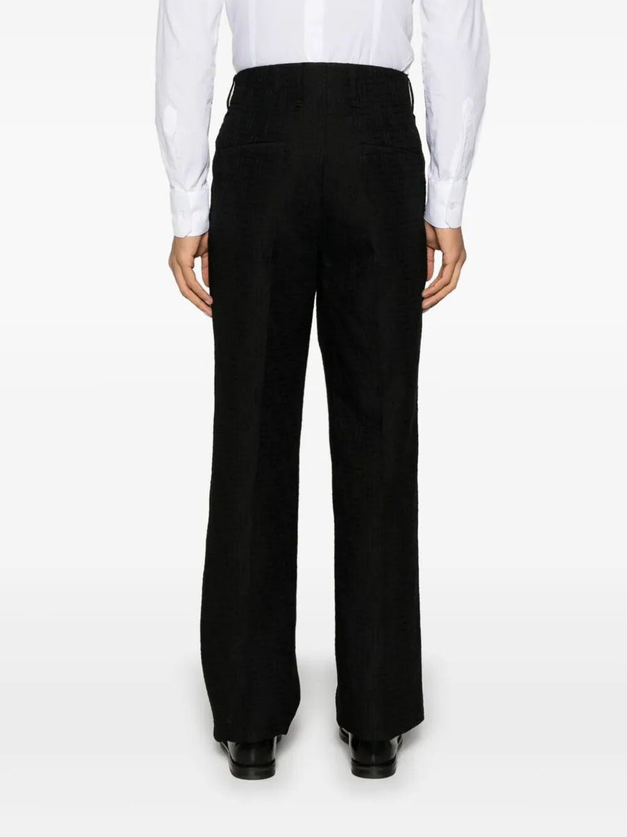 Fendi Men `Ff Jacquard Allover` Pants