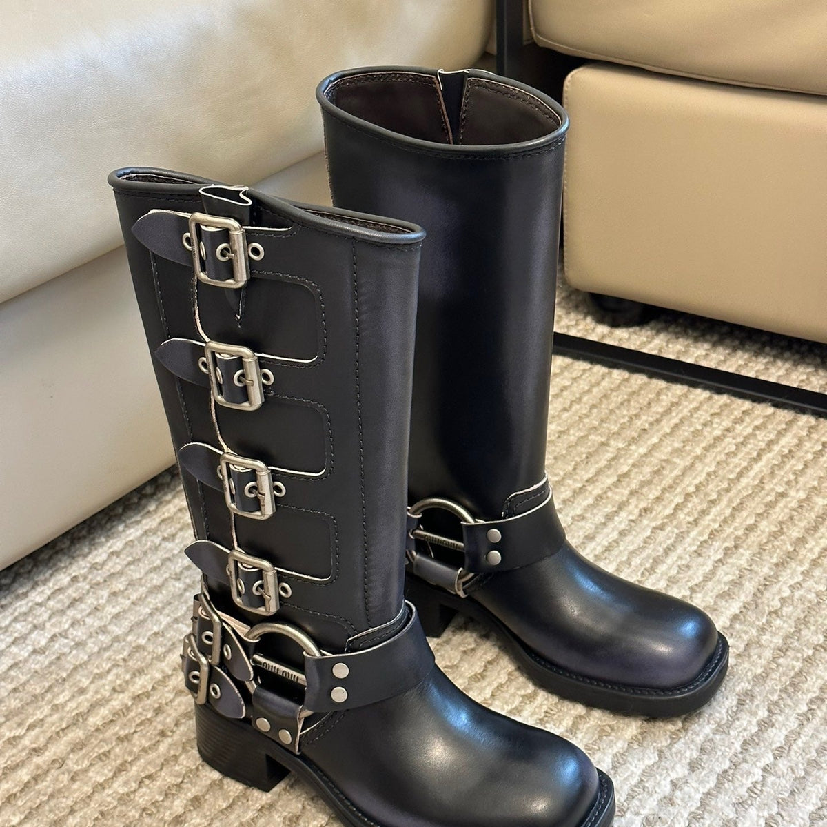 MIU M BOOTS