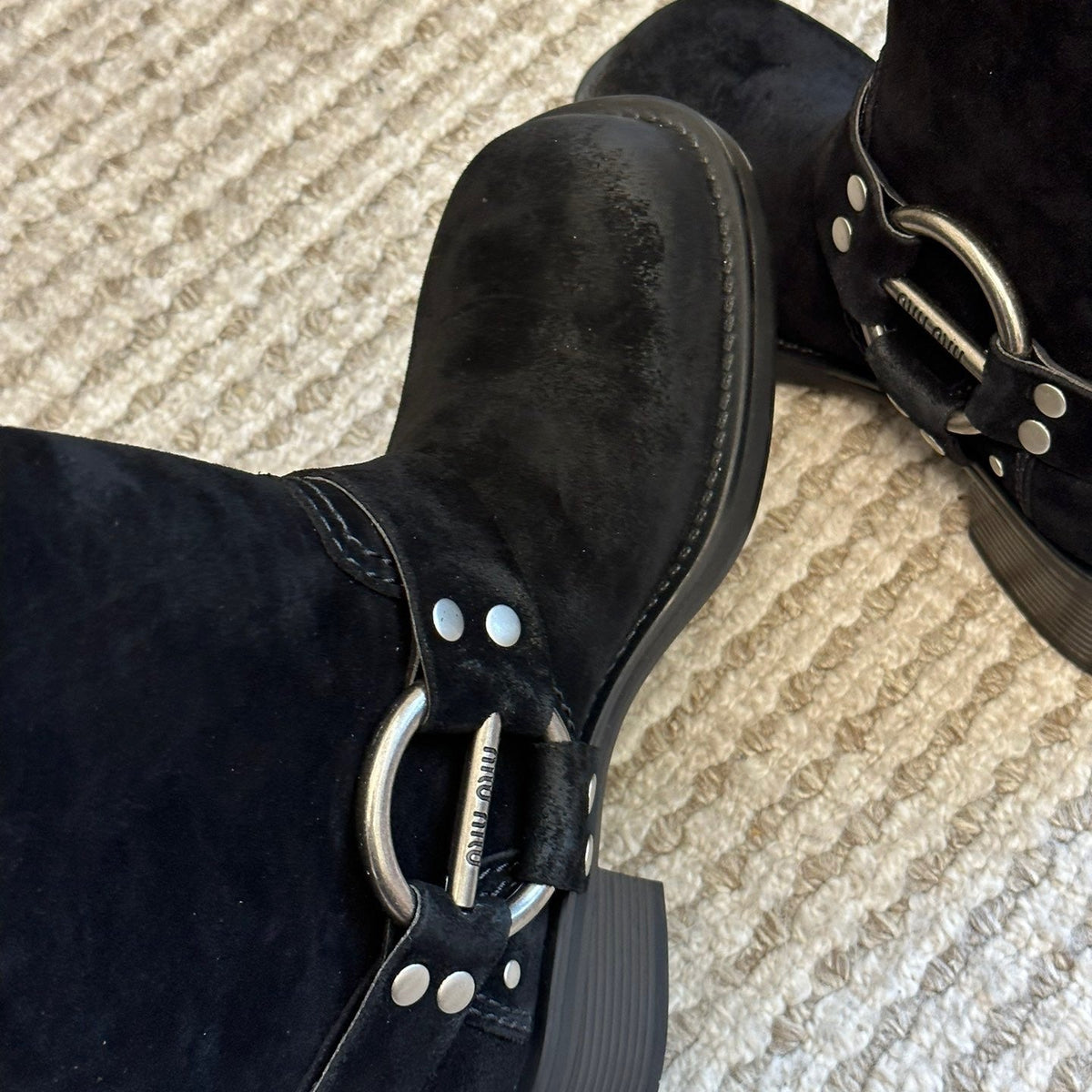 MIU M BOOTS