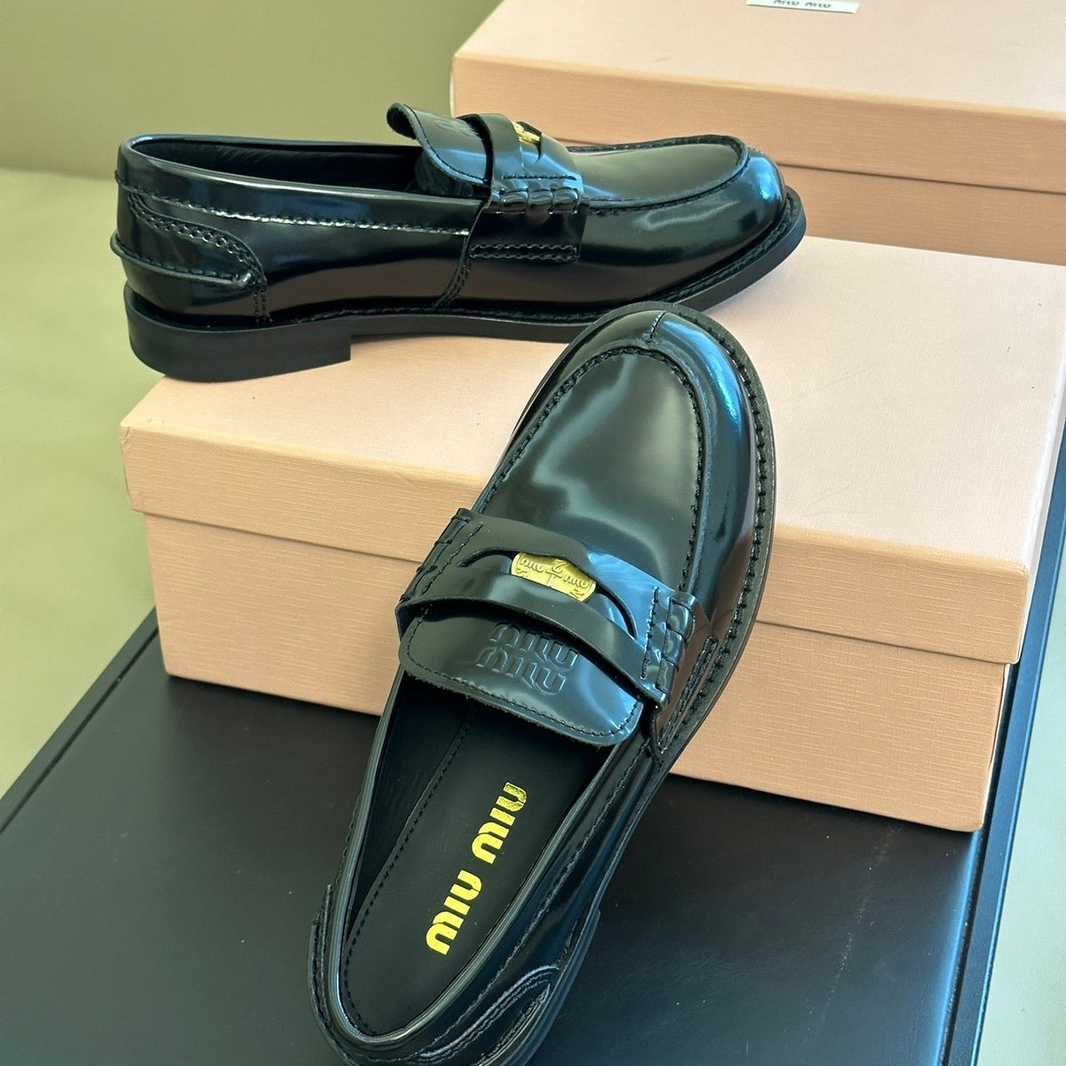 MIU M LOAFERS