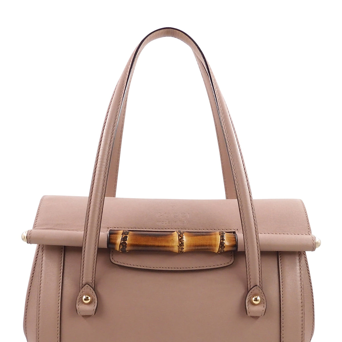 Large Bamboo Bullet Tote Pink