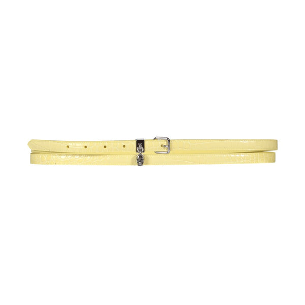 Alexander Mcqueen Women Double Belt With Skull And Pavè