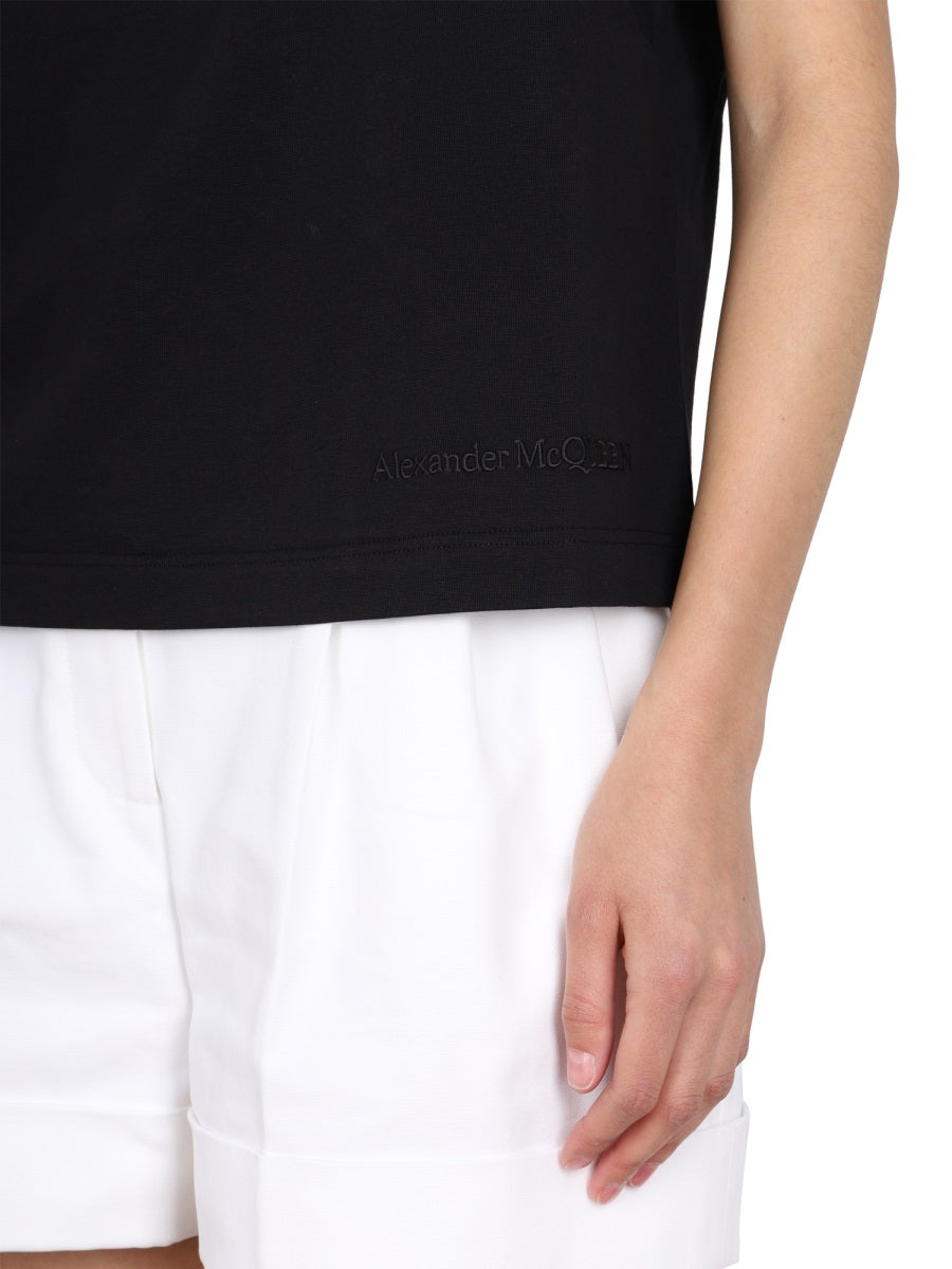 Alexander Mcqueen Women Crewneck T-Shirt