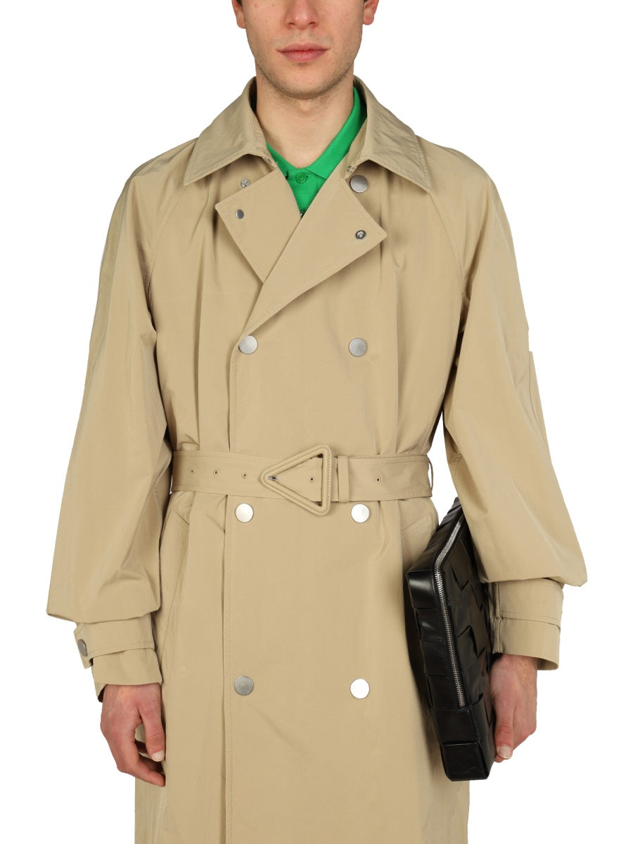 Bottega Veneta Men Nylon Trench Coat
