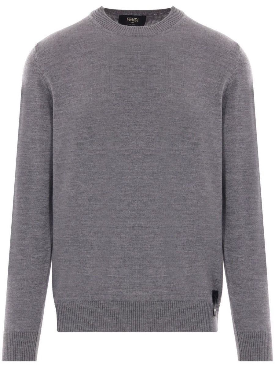 Fendi Men `Ff` Crew-Neck Sweater