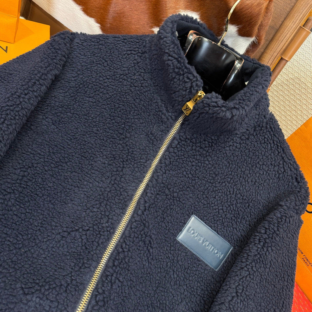 LOU ZIP FLEECE JACKET