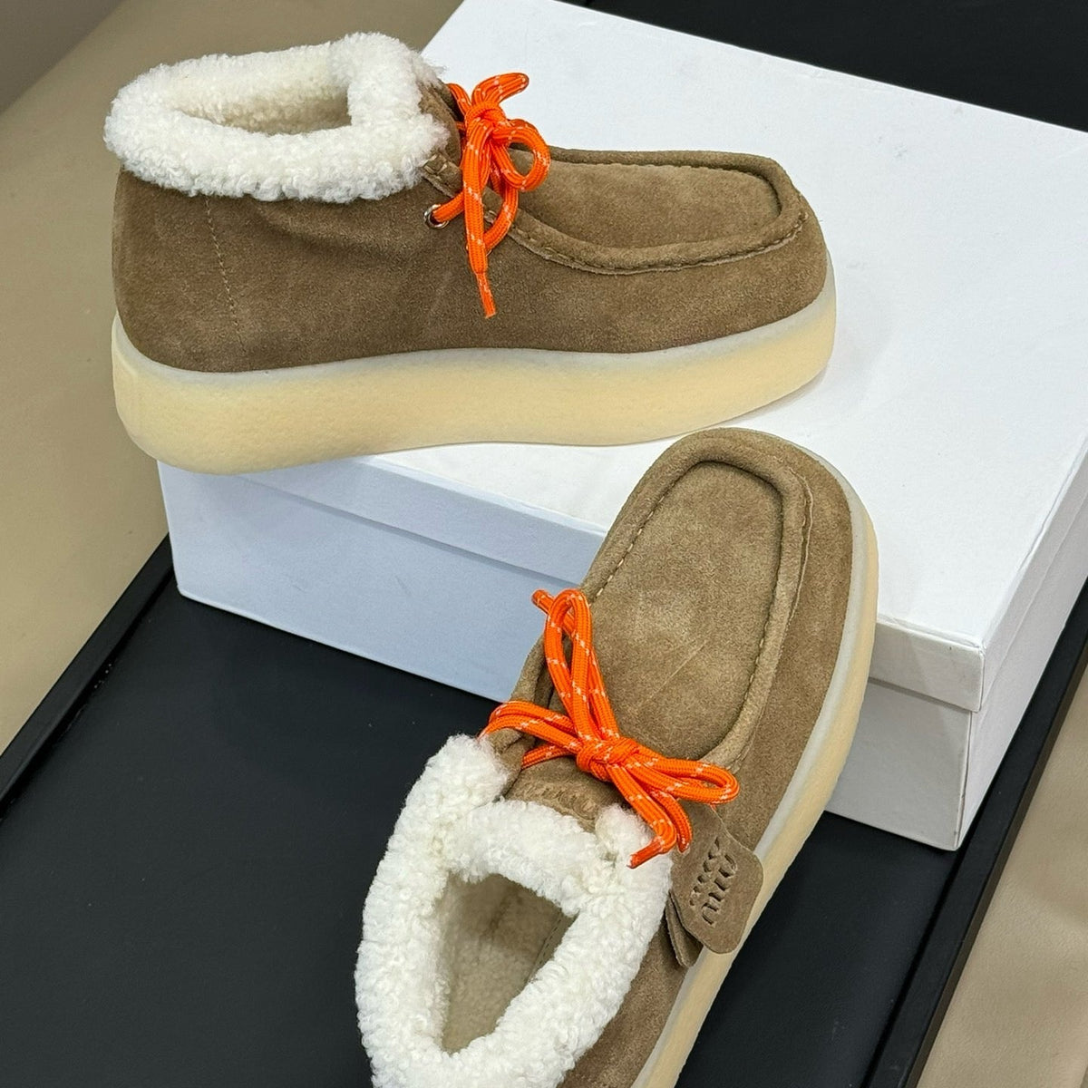 MIU M BOOTS