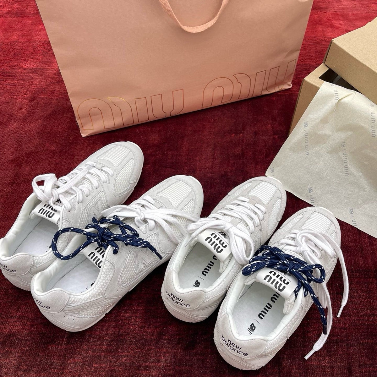 MIU M x NEW BALANCE TRAINERS