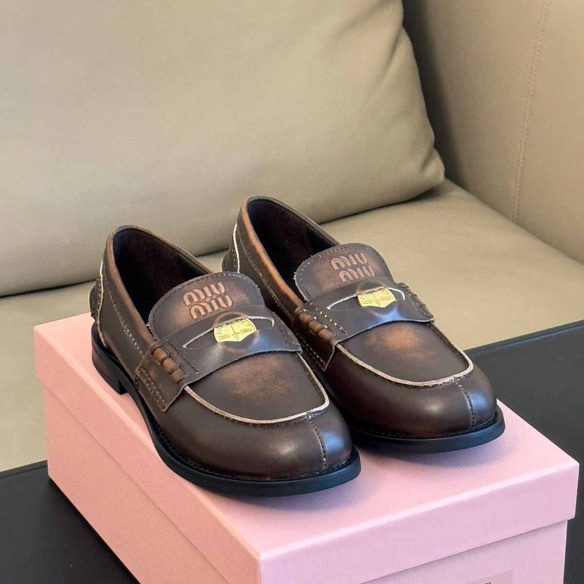 MIU M LOAFERS