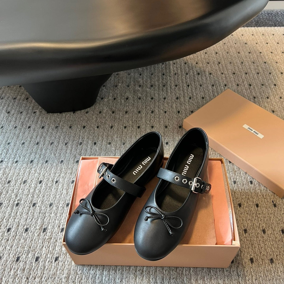MIU M BALLERINA FLATS