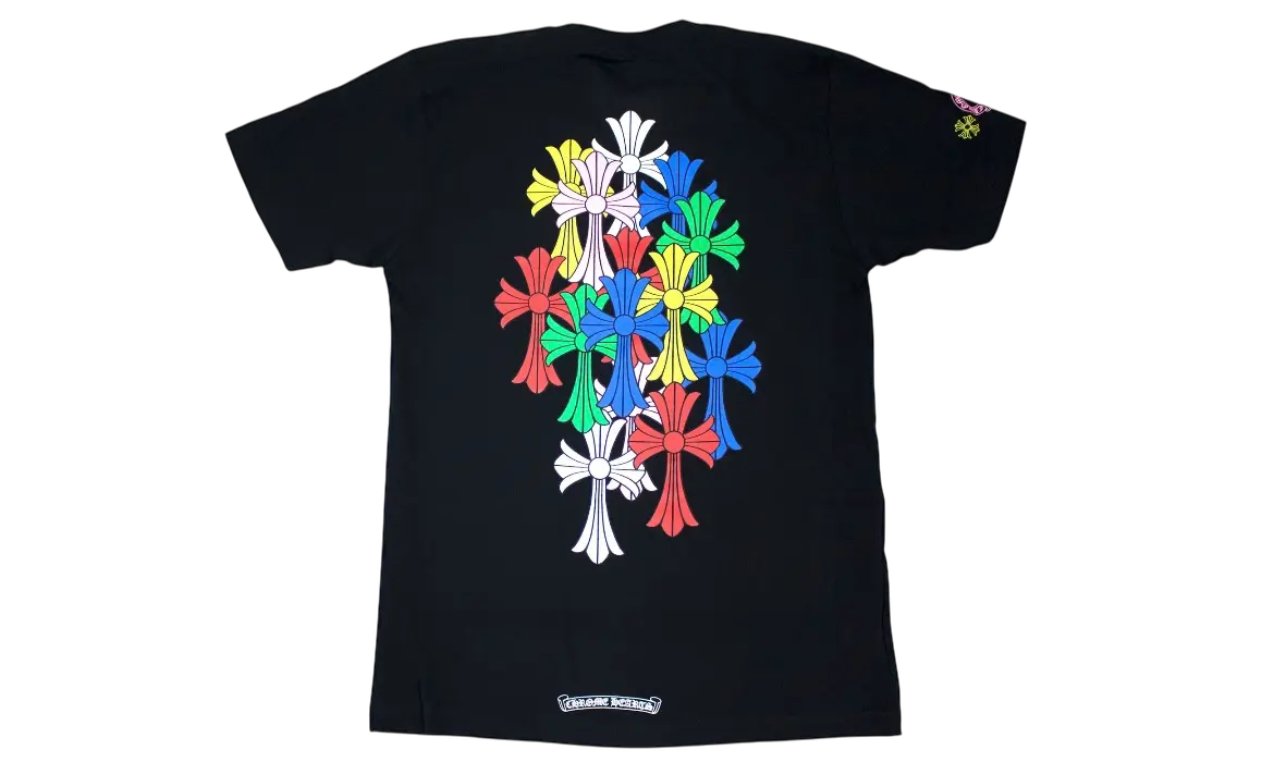 Chrome Hearts Multi Color Cross Cemetery T-Shirt
