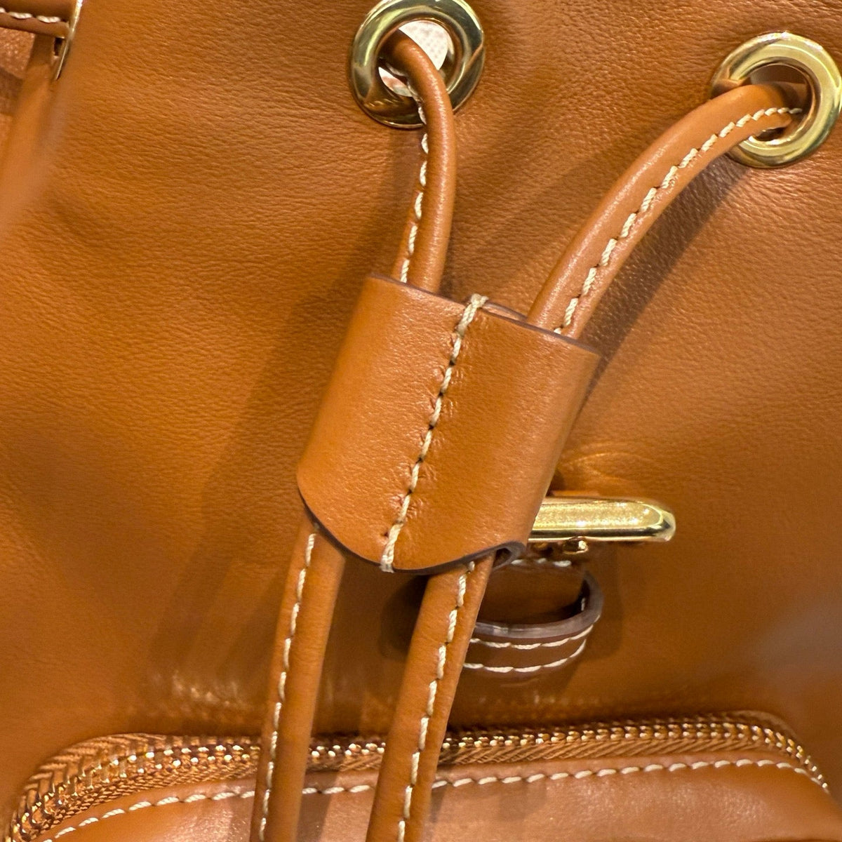 MIU M LEATHER BACKPACK