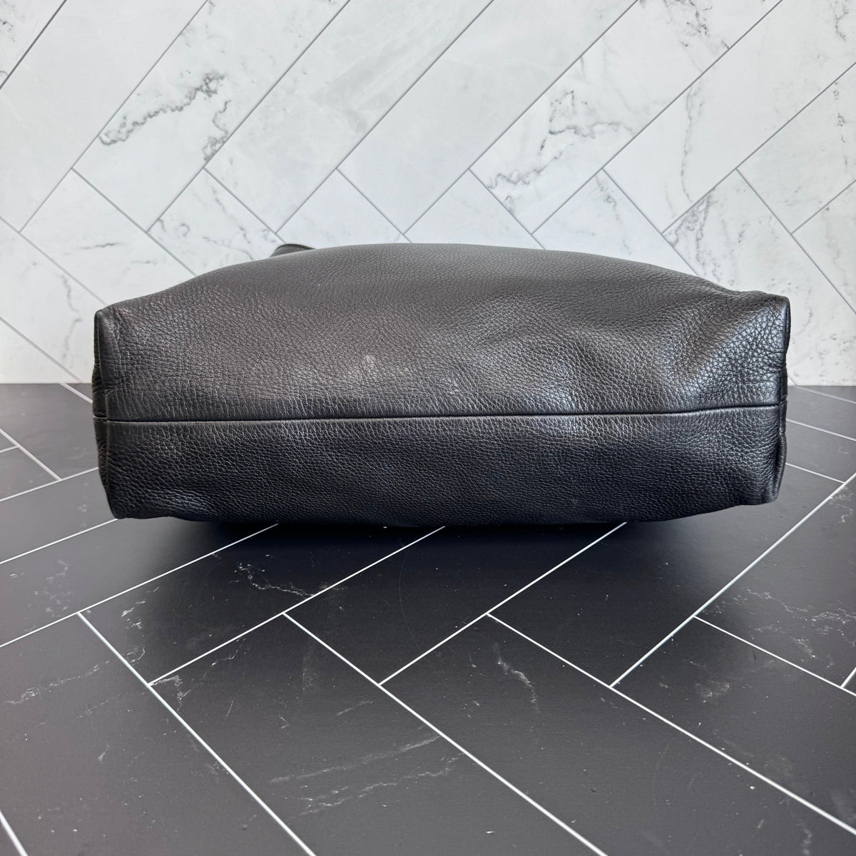 Gucci Black Leather Icon Bit Hand Bag