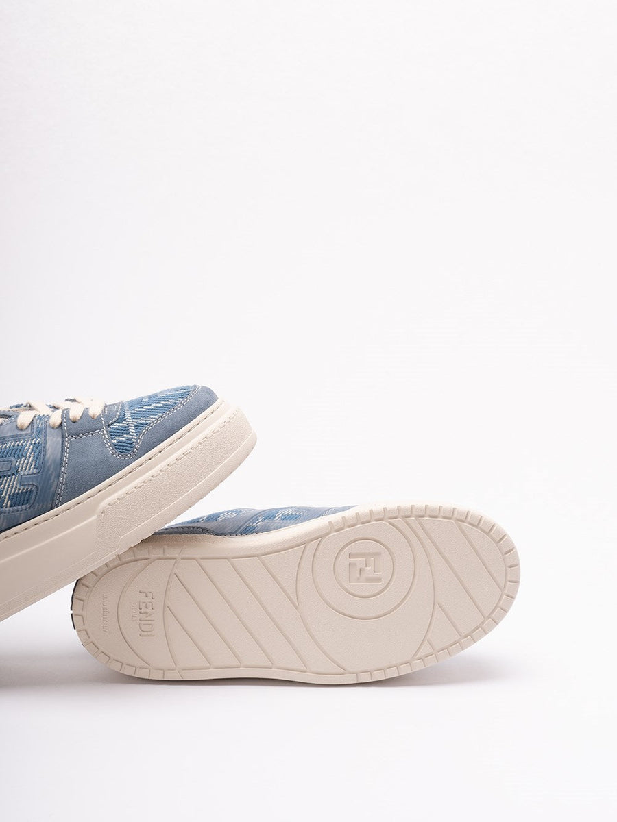 Fendi Women `Ff Match` Denim Sneakers