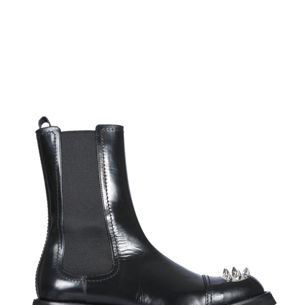 Alexander Mcqueen Men Studded Boot