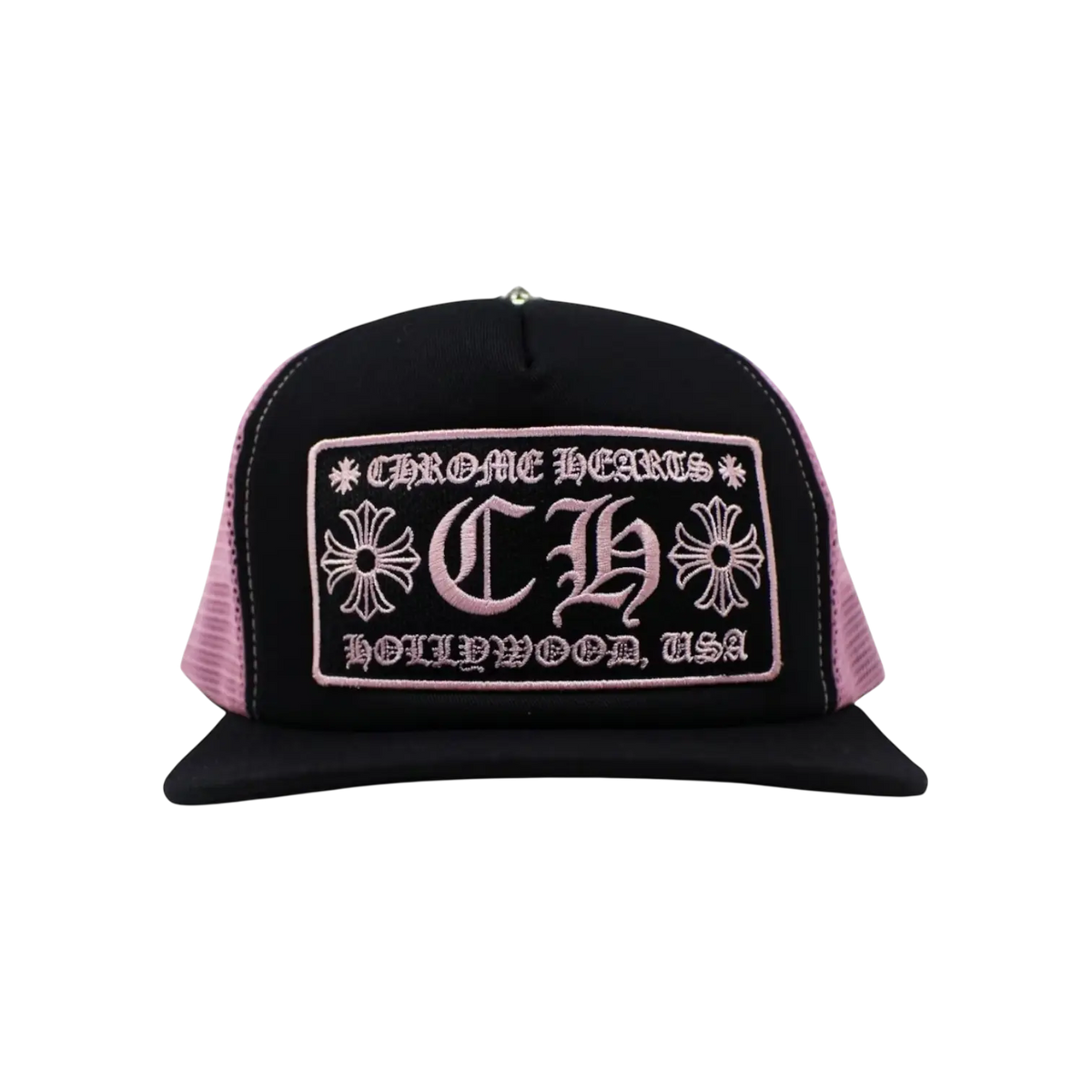Chrome Hearts Trucker Hat Hollywood Pink