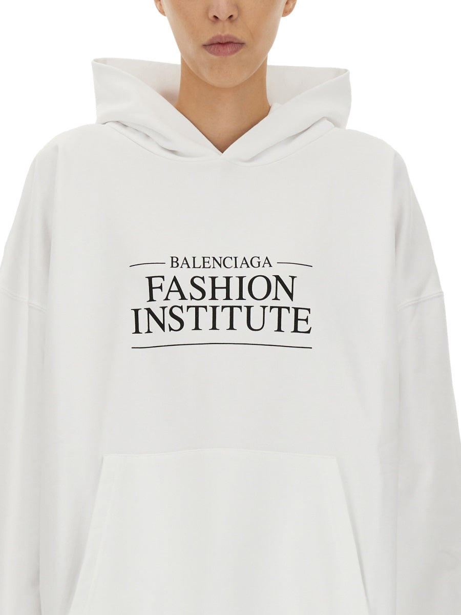 BALENCIAGA Large Fit Fashion Institute Sweatshirt