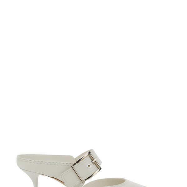Alexander Mcqueen Women Punk Sandal With Buckle