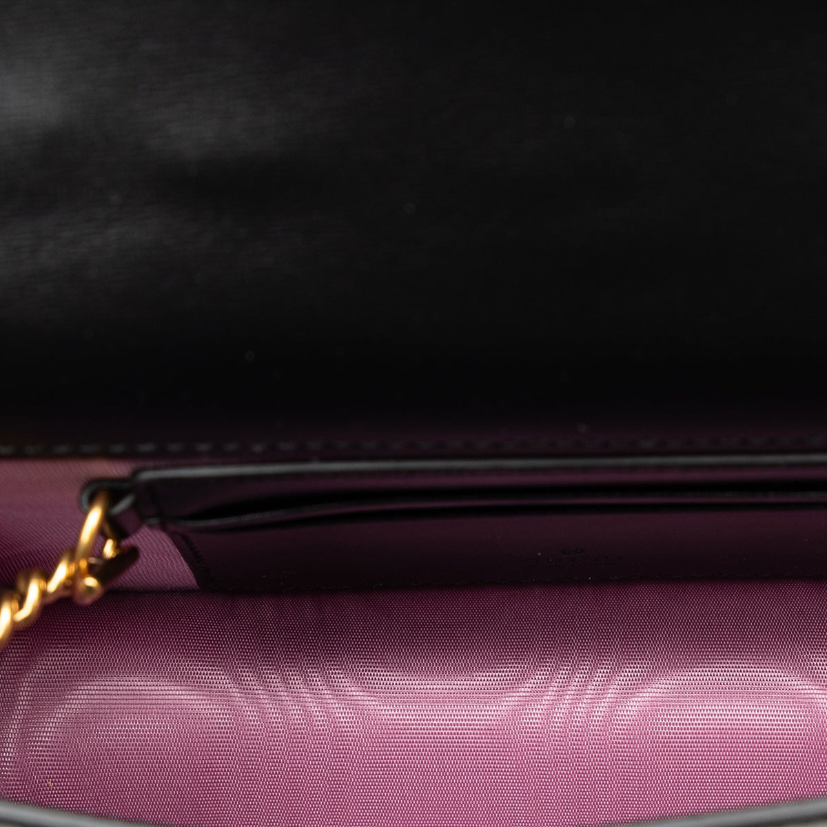 GUCCI Lovelight Bamboo Wallet on Chain Crossbody Bag