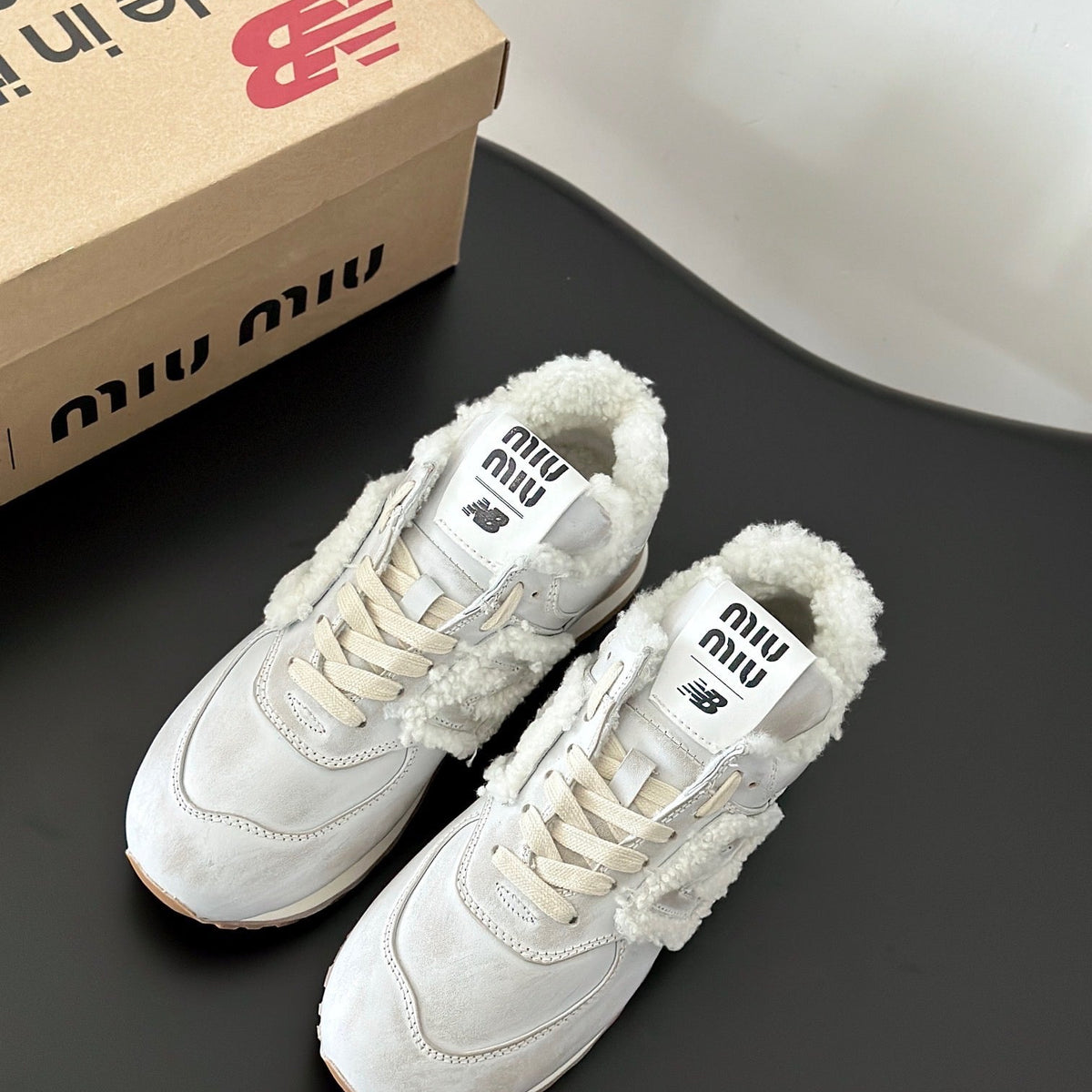 MIU M x NEW BALANCE TRAINERS