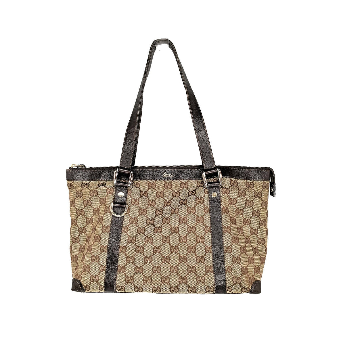 Gucci Medium GG Supreme Canvas Abbey Tote
