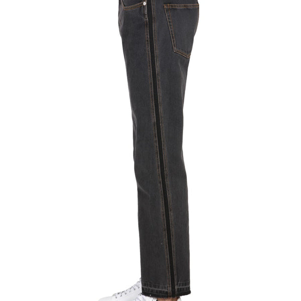 Alexander Mcqueen Men Raw Cut Jeans