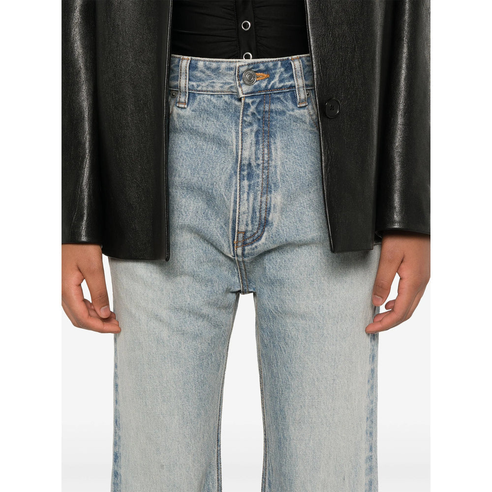 Balenciaga Blue Denim - Flared Jeans Women