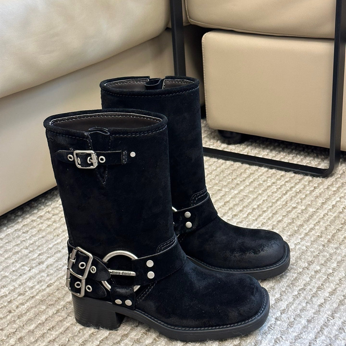 MIU M BOOTS
