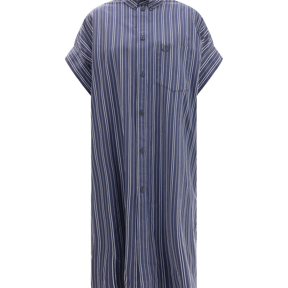 Balenciaga Women Striped Chemisier Dress