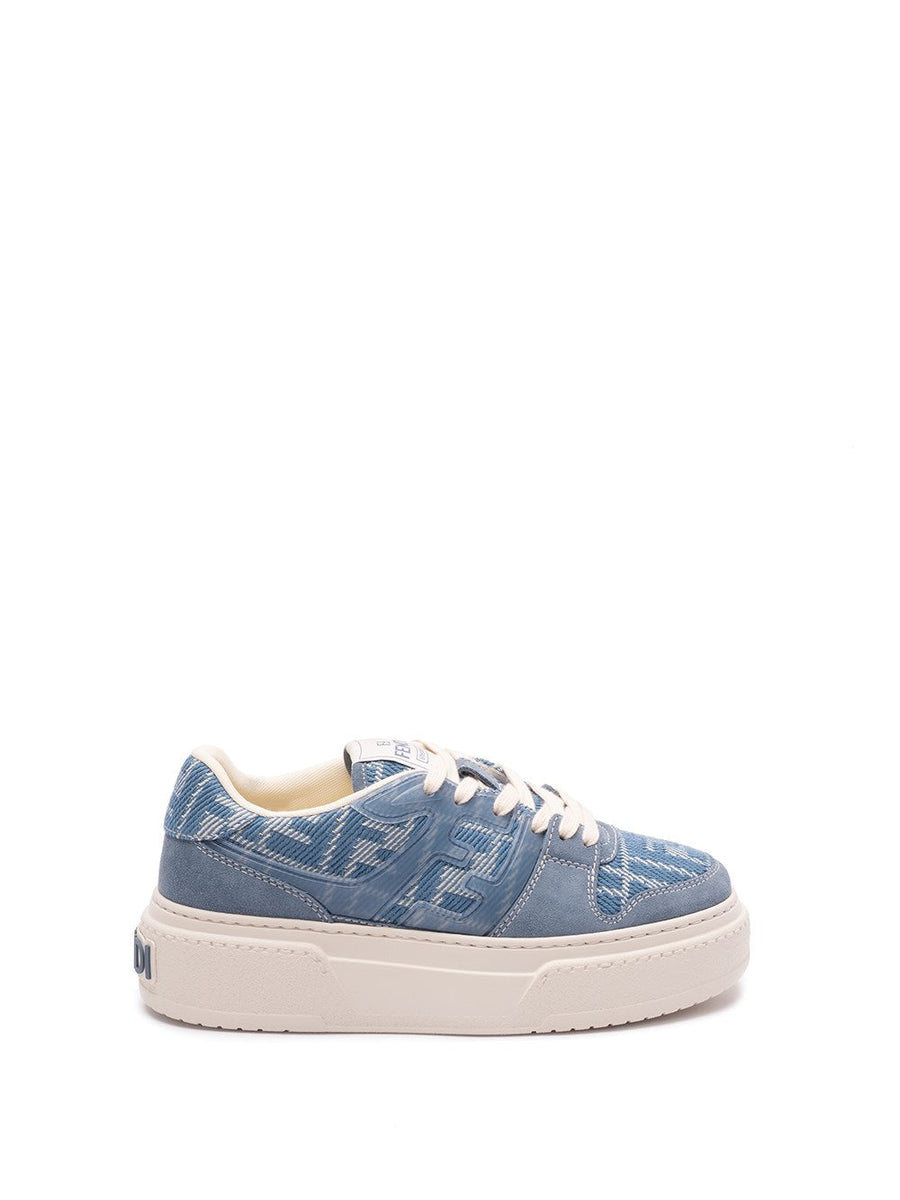 Fendi Women `Ff Match` Denim Sneakers