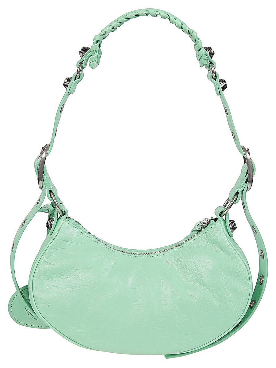 BALENCIAGA Mini Leather Shoulder Handbag