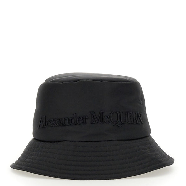 Alexander Mcqueen Women Bucket Hat With Logo