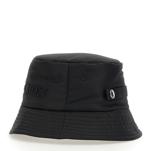 Alexander Mcqueen Women Bucket Hat With Logo